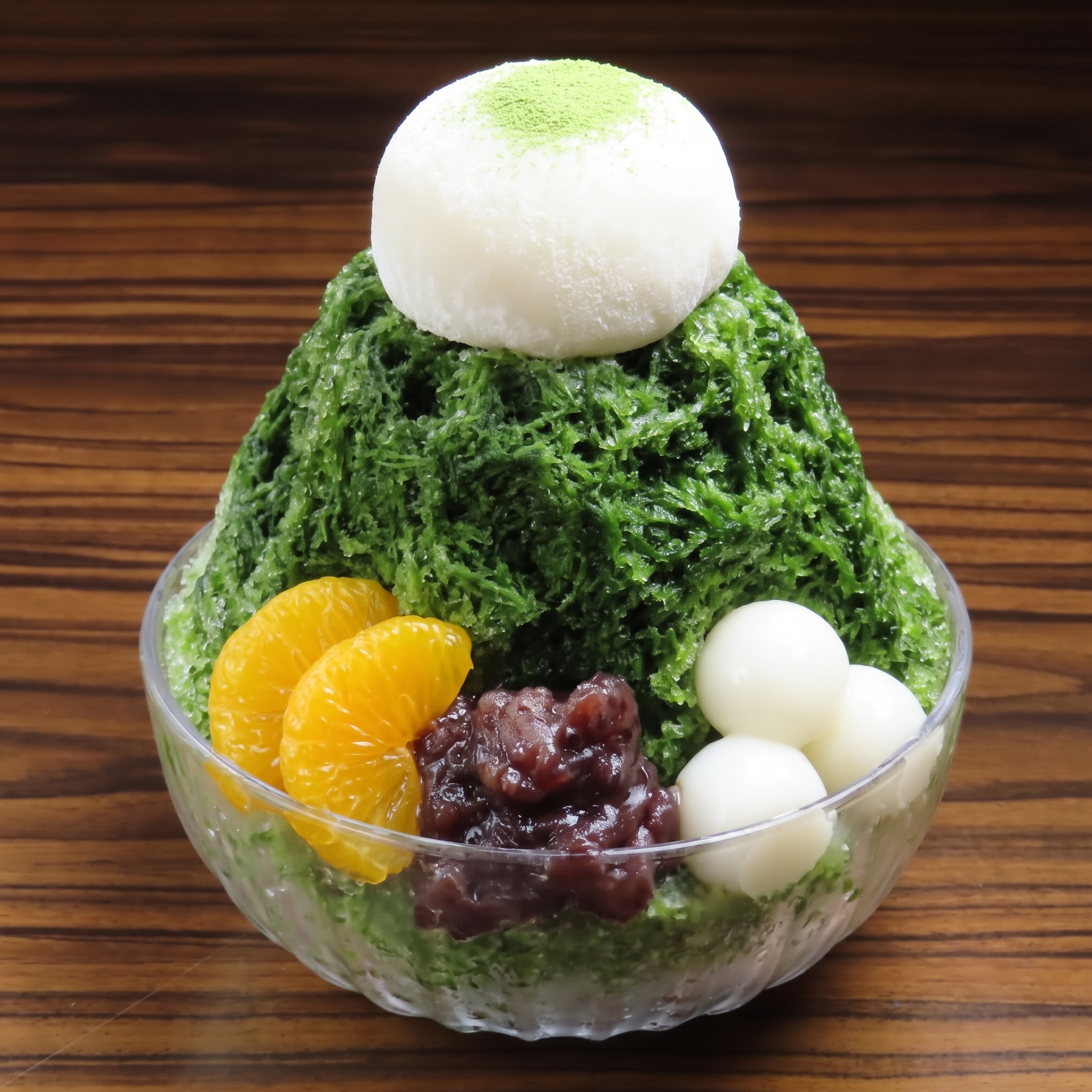 X STANDの抹茶雪見だいふくかき氷